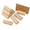 thumbnail image 6 of Place Card Holders Wood Square Rectangle Cylinder Shape Table Name Stand 10pcs, 6 of 21