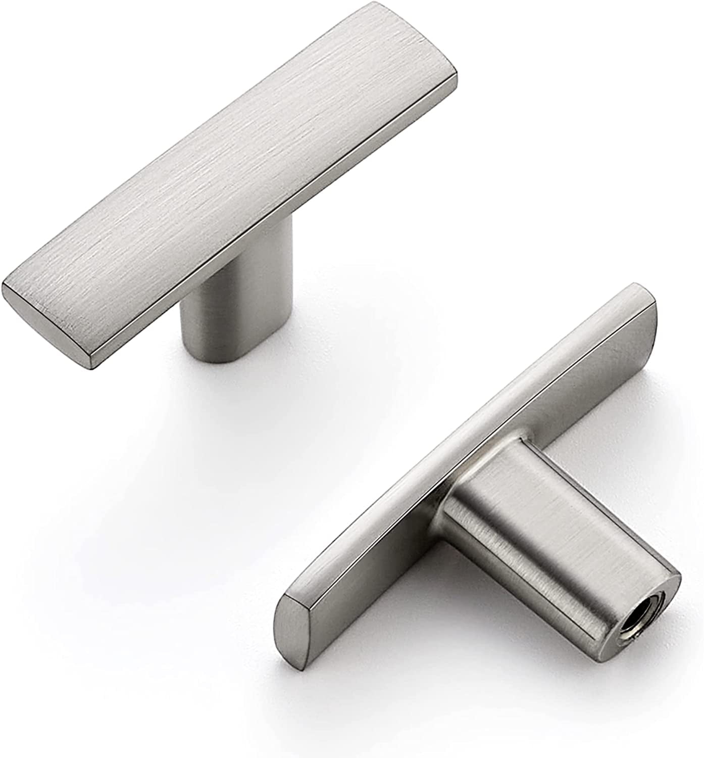 Zoizocp 25 Pack Handles Brushed Nickel Pulls Kitchen
