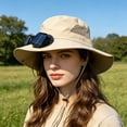 thumbnail image 7 of Luckky 3-in-1 Hands-Free Solar Cooling Hat Fan,UPF 50+ Sun Protection Hat with Removable Fan,Dual Solar & Type-C Rechargeable Outdoor Ventilated Hat for Men Women Fishing Cycling Gardening, 7 of 7