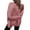Pink, variant on Vedolay Womens 2023 Sweaters Womens Oversized Casual Crew Neck Long Sleeve Lightweight Knit Sweater,White S