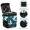 Car Garbage Can Foldable Trash Can with Leakproof Lid, Hanging