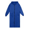 thumbnail image 7 of Kamentoy Women Waterproof Long Raincoat with Hood, Zipper Front Lightweight Rain Poncho Jacket for Hiking Camping Travel Outdoor Activities, 7 of 7