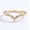 Rose Plated, variant on Marquise Cut Diamond Chevron Engagement Ring, Curved Band Anniversary Ring, Tiara Stackable Proposal Ring, Diamond Bridal Wedding Ring, Handmade Jewelry