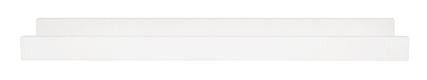 hometrends Gallery White Ledge Shelf, 23"L x 2"H x 4"D