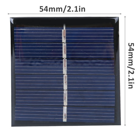 

EOTVIA 4PCS 3V 168mA Solar Panel DIY Material Outdoor Emergency Charger Portable Power Supply Solar Panel Solar Panel Charger