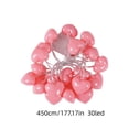 thumbnail image 3 of Two-Tone Heart String Lights,Multicolor LED Fairy Lights with Warm White Diodes,for Festive Party Bedroom Decor and Romantic Ambiance Setting on Valentine's Day Dates,Creating Cozy Atmosphere, 3 of 6