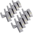 thumbnail image 1 of 10 piezas de luz LED con sensor de movimiento para armario, lámpara de noche para armario, luz de noche para armario (blanco cálido), 1 of 5