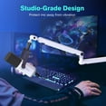 thumbnail image 5 of FIFINE Low Profile Microphone Boom Arm Stand with 1/4" 3/8" 5/8" Screws for Record/Stream/Game-BM88W, 5 of 10