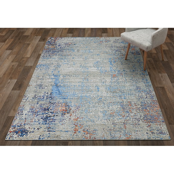 Couristan Vibrata Reflections Multi-Pastels Runner Rug