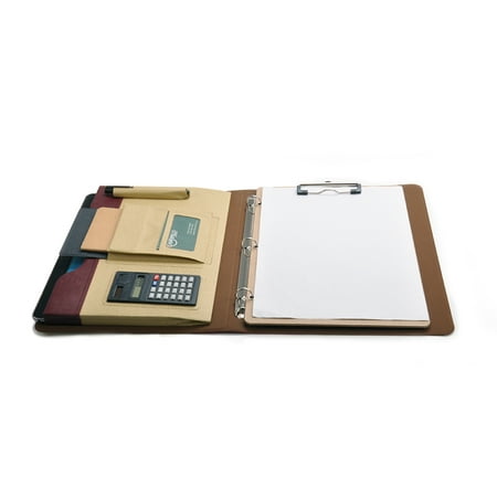 ring clipboard binder case mini calculator pouch tablet designer portfolio