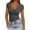 Dark Gray-07, variant on Mittory Women's Short Sleeves Ribbed Fitted Shirt Basic V Neck Slim T Shirt Tops