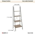 thumbnail image 2 of ClosetMaid Ladder 70.87'' Leaning Bookcase, 2 of 5