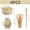 Beige, variant on 4PCS Matcha Whisk Set Kit Japanese Bamboo Whisk Holder and Bowl Matcha Shaker Sifter Tea Ceremony Accessories