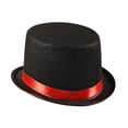thumbnail image 2 of negro Sombrero de disfraz Funky Steampunk Sombreros para el festival de disfraces de carnaval, 2 of 8