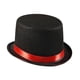 thumbnail image 2 of negro Sombrero de disfraz gótico Fedoras para club Cosplay Fiestas temáticas Festival, 2 of 8