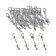 thumbnail image 3 of 50 broches de pesca, clips para equipo, accesorios de pesca compactos, de acero inoxidable 10mm, 3 of 9