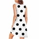thumbnail image 5 of Camisón sin mangas con bolsillos y estampado para mujer, camisón plisado con cuello redondo, vestido de poliéster para mujer, 5 of 7