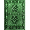 thumbnail image 1 of Ahgly Company Indoor Rectangle Persian Emerald Green Traditional Area Rugs, 8' x 10', 1 of 4