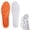 Orange, variant on Insoles for Men Women, Insoles for Standing all Day, 2 Pairs Memory Foam Orthopedic 4D Cloud Technology Insole