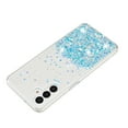 thumbnail image 4 of Dteck Grow in The Dark Case for Samsung Galaxy A35 5G, Bling Sparkly Luminous Glitter Phone Case for Women Girls,Blue, 4 of 4