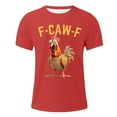 thumbnail image 4 of Funny Rooster Graphic Tee Mens Casual Short Sleeve Crewneck Shirt For Daily Wear And Outdoor Activities Comfortable Fit, 4 of 4