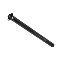 Unique Bargains Bike Suspension Seatpost 31.6x400mm Saddle Post Seats Matte Black Carbon Fiber