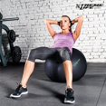 thumbnail image 4 of Pelota de Pilates Xtreme Life 75cm Negro Profesional Hasta 300 Kilos, 4 of 7