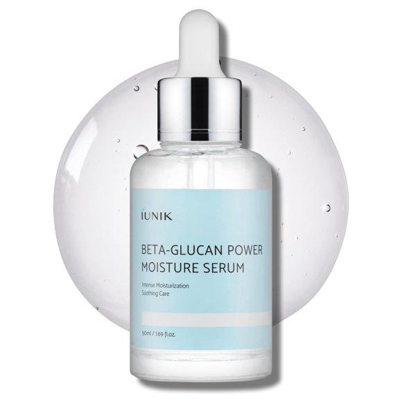 S&eacute;rum hidratante iUNIK 98% Beta-Glucan Power, 50 ml. oz. Con MAKEP:REM Safe me. Crema de hidrataci&oacute;n para alivio de la humedad