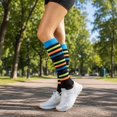 thumbnail image 5 of Different Touch Compression Knee High Socks | Women's 3 pack| 8-15mmHg, 5 of 7