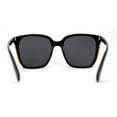 thumbnail image 4 of Womens Ornate Metal Side Jewel Butterfly Diva Sunglasses All Black, 4 of 4