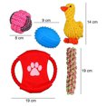 thumbnail image 3 of Dog Toys HUOGUO, paquete de 10 unidades para perros grandes, juguetes duraderos para masticar, 3 of 5