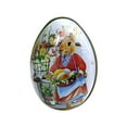 thumbnail image 1 of Wdhugt Easter Rabbits Metal Tin Box Egg Shape Jewelry Candy Snack Storage Decorative Holiday Gift Multicolor Set, 1 of 6