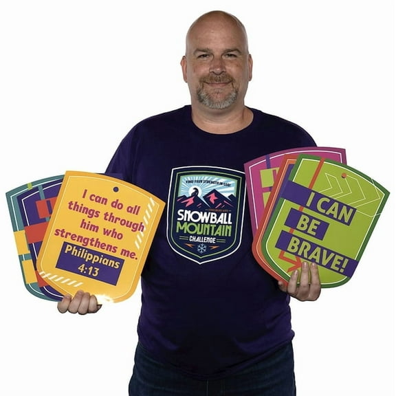 Vbs 2026 Snowball Mountain Challenge Decorating Mobiles (Pkg of 6): Find Your Strength in God, (Hardcover)