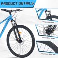thumbnail image 4 of 29 Inch Supension Mountain bike for Men Women,8 Speed(Blue), 4 of 6