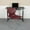 Burgundy, variant on Flash Furniture 5 Pack HERCULES Series 661 lb. Capacity Black Full Back Stack Chair with Black Powder Coated Frame