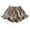 Coffee, variant on KAUOD Girls Ruffle Shorts Elastic High Waist Loose Athletic Shorts Wide Leg Cute Casual Mini Short Pants with Pocket