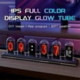 thumbnail image 3 of DIY LED Nixie Tube Clock RGB IPS Color Screen Digital Clock Glows WIFI Analog Clocks for Esports Game Desktop Decor, 3 of 5