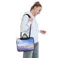 thumbnail image 6 of Lsque Lavender Fields Under Blue Sky Pattern Laptop Bag – Portable & Slim Single-Shoulder Computer Case with Adjustable Strap, Protective, Lightweight for 13”/14”/15.6” Laptops, 6 of 8