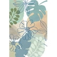 thumbnail image 2 of Kouta, Flora 17x24 White Modern Wood Framed Museum Art Print Titled - Tropical Flower Power II, 2 of 4