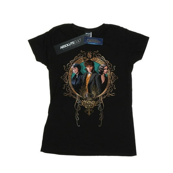 Fantastic Beasts Womens Tina, Newt And Leta Cotton T-Shirt