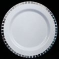 thumbnail image 4 of Exquisite Round Disposable Plastic Dinner Plates, 10.25 Inch - 40 Pack, 4 of 8