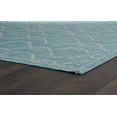 thumbnail image 5 of Veranda Transitional 2' x 10' Aqua and Light Gray Polypropylene Outdoor Area Rug, 5 of 8