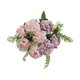 thumbnail image 2 of Yhmxh Flores artificiales de rosas e hortensias, ramo de seda con tallos, tallos de flores RFaux para bodas, fiestas, arreglos florales, decoración de mesas y centros de mesa para el hogar., 2 of 5