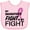 AD-Pink, variant on Inktastic My Daughters Fight is my Fight- breast cancer awareness Boys or Girls Baby Bib