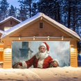 thumbnail image 5 of Riforla Holiday Cheer Garage Festive Christmas Banner with Bright Colors Festive Design Perfect for Auto Enthusiasts Home Garages Easy Hanging Durable Material Flags Banners Accessories E, 5 of 5