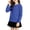 Blue #159, variant on Kids' Sweatshirt Crewneck Long Sleeve Casual Pullover Basic Comfortable Classic Solid Color Preppy Fall Top