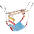 thumbnail image 2 of Climbing-Pets Birds Climbing Toy Colorful Swing Ladder Bed Accessories Hanging Decor(Blue), 2 of 7