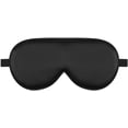 thumbnail image 1 of Organic Silk Sleep Mask Super Smooth Eye Cover for Sleeping, Gender-Neutral (Black), 1 of 5