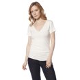 thumbnail image 1 of Short Sleeve Short Sleeve Fitted V Neck TopTop, 1 of 3