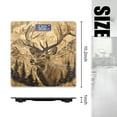 thumbnail image 2 of High Precision Body Weight Scale Smart Bathroom Scales with Large LCD Display(400lbs),Decorative for Bedroom-Artistic Representation Of Elk In The Wilderness, 2 of 4